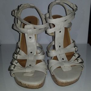 Beige Sandal Wedge